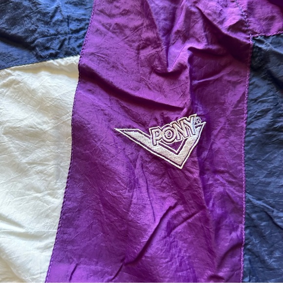 VTG 80s Retro PONY Color Block Windbreaker Pants Set - Picture 3 of 13